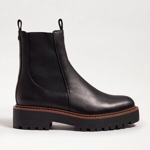 Sam Edelman - Laguna Chelsea Boot (Black Leather Boot). Size 5.5
